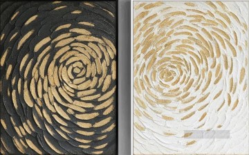 Abstract and Decorative Painting - ag023 Abstract Gold Leaf